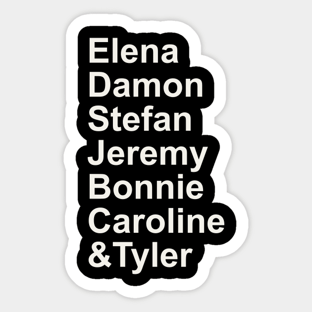 TVD Sticker by We Love Gifts